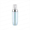 Gradient Blue Round Shapeluxury Cosmetic Lotion Glass Bottles Glass with Transparent Cap 40ml 100ml 120ml
